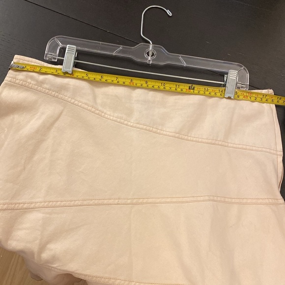 UO Fluted denim mini skirt NWT - Picture 6 of 7